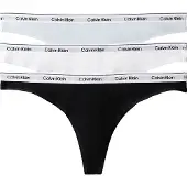 Calvin Klein Thong 3Pk - Black - XL