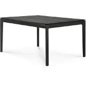 Ethnicraft Bok Ruokapöytä 80x140 cm Musta lakattu tammi