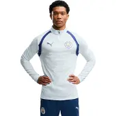Puma Manchester City Harjoituspaita 1/4 Vetoketju - Blue Jewel - , koko XX-Large
