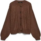 Vero Moda Neuletakki 'VMLea' ruskea