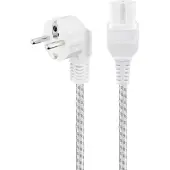 Pro Power cable Connection cable for heating appliances, 2 m, white-silver - Cable length 2 m