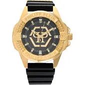 Philipp Plein Analoginen kello kulta / musta