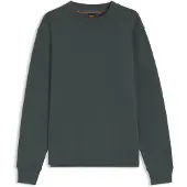 BOSS for man. 50514541 Green round neck sweatshirt (M), Casual, Cotton