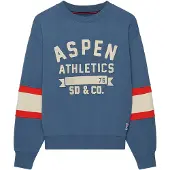 Superdry for woman. W2012734A Preppy SKI blue sweatshirt (XS), Casual, Cotton