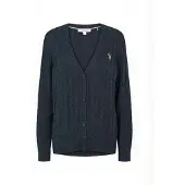 U.S. POLO ASSN. Neuletakki ' UW V-neck ' safiiri