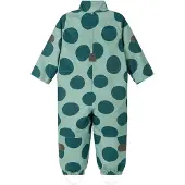 Reima Kids' Waterproof Overall Marte Mid Stone Green-Aop 98