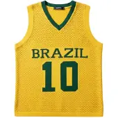 Kleidermafia Paita 'Oversize Brazil Knit Tanktop - Yellow' keltainen