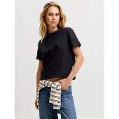 JJXX Jxsophia Boxy Ss Tee Jrs Noos - Black - L