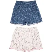 Trendyol Pyjamashortsit laivastonsininen / pastellinvihreä / pitaija / valkoinen