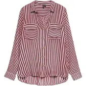 Vero Moda Pusero 'VMBumpy' viininpunainen / valkoinen