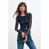 Desigual Paita turkoosi / violetinsininen / musta