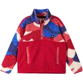 Reima Fleece Sweater, Muhku - Red - 128