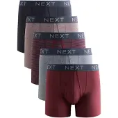Next Bokserishortsit meleerattu beige / marine / basaltinharmaa / marjat / tummanpunainen