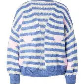 Hailys Neulepaita 'Ka44rena' kuninkaallisen sininen / pastellinpinkki / valkoinen