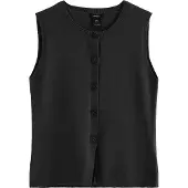 Lindex Knitted Vest - Black - M