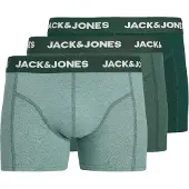 Jack & jones Bokserishortsit 'JACFax' minttu / tummanvihreä / meleerattu vihreä / valkoinen