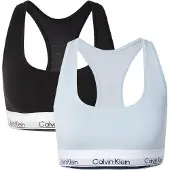 Calvin Klein Bralette 2Pk - Black - S