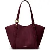 Ralph Lauren Tasha Olkalaukku Nahka 37 cm Punainen