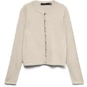 Vero Moda Neuletakki 'VMHOLLY KARIS' meleerattu beige