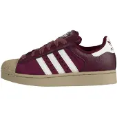 Adidas Originals Tennarit 'SUPERSTAR II J' viininpunainen / valkoinen