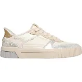 SKECHERS Matalavartiset tennarit 'JADE' hopea / offwhite / luonnonvalkoinen