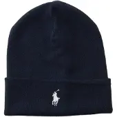 Ralph Lauren 32/3 Cotton-Swtr-Hat - Navy - ONE SIZE