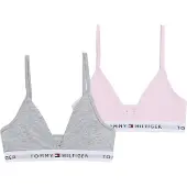Tommy Hilfiger Underwear Rintaliivit meleerattu harmaa / roosa / musta / valkoinen