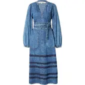 Lollys Laundry Mekko 'Paris' sininen denim