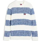 Tommy Hilfiger Neulepaita safiiri / valkoinen