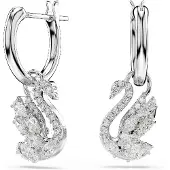 Swarovski Korvakoru 'SWAN' valkoinen