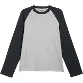 Weekday Raglan Long Sleeve - Grey - XL
