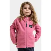 Didriksons Muskot Tuulenpitävä Fleecetakki, Heather Pink, 120