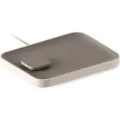 TwelveSouth Valet - Leather Charging Tray | Qi2 15W | USB-C 35W | Paupe