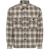 Only & Sons Onseske Checked Overshirt Noos - Brown - L