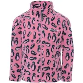Didriksons Monte Printed Kids' Full-Zip - Pink - 92