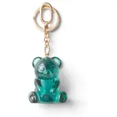 Furla for woman. WR00846-BX3789 Allegra Bear green keychain (OSFA), Casual, Synthetic