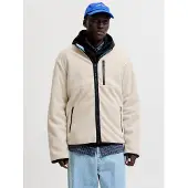 Jack & Jones Jjlupo Fleece Jacket - Cream - L