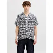 Jack & jones Jormontauk Crochet Shirt Ss Sa26 Ln - Multi/patterned - M