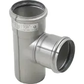 Blücher gr.rør 87.5gr.75mm - m.O-rengas RF AISI 304.Alm RF stål