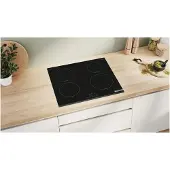 Bosch Serie | 4 PIE631BB5E - Induktiokeittotaso - 4 levyä - Niche - leveys: 56 cm - syvyys: 49 cm - kehyksetön, - fasetti - musta