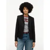 Tommy Hilfiger Timeless Wool 3 Button Blazer - Black - 40