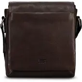 JOST Bags Glasgow Crossbody-laukku S RFID-suoja Nahka 23 cm Ruskea