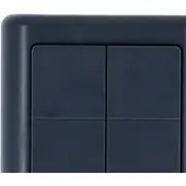 Shelly BLU Wall Switch 4 ZB on paristokäyttöinen Bluetooth- ja Zigbee-seinäkatkaisija, hiilenharmaa