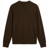 Calvin Klein Ls 100% Merino Crew 14Gg - Khaki green - L