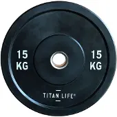Titan Life Rubber Bumper Plate, Levypainot Bumper