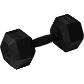 Master Fitness Nero Rubber Coated Hex