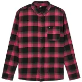Quiksilver Motherfly Plaid Ls - Red - M