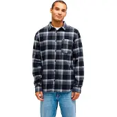 Quiksilver Motherfly Plaid Ls - Black - XL
