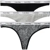 Calvin Klein Lv00qd5209 Tanga 3 Yksiköt