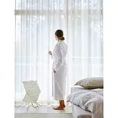 Hoie Svanen Morgenkåbe - White - L
